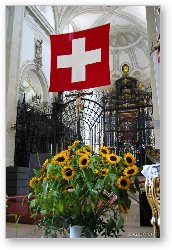 License: Swiss flag in Cathedral