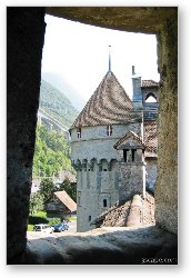 License: Looking out the window of Chateau de Chillon