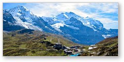 License: Swiss Alps panoramic (Monch and Jungfrau)