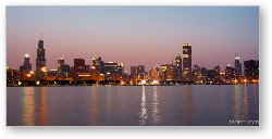 License: Chicago Skyline at dusk