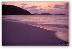 License: Sunset over Cinnamon Bay, St. John