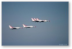 License: USAF F-16 Thunderbirds (Notice how close the three in front are!)