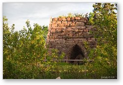 License: The ruins of an old iron furnace (Bay Furnace Campground)