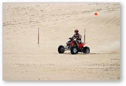 License: Quad ATV riding in dunes