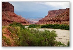 License: Colorado River, Canyon, and Fisher Towers in the far center
