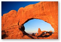 License: North Window and Turret Arch at Sunrise