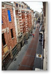 License: View of Warmoestraat from our room