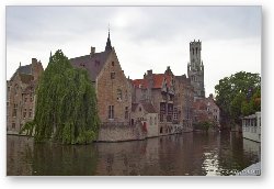 License: Medieval buildings and Belfry on the River Dijver