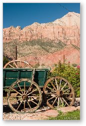 License: Wagon and Zion's red rock