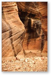 License: Small slot canyon at Clear Creek