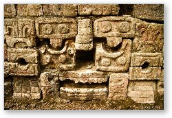 License: Carved face - Mayan art