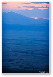 License: Dusk over Ngorongoro Crater