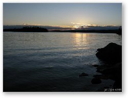 License: Sunset over Lac Barbel, Quebec