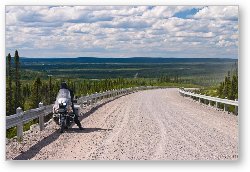 License: Motorcycling in the vast Canadian wilderness