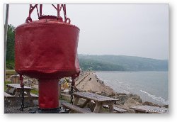License: Big red buoy in St. Irenee, Quebec