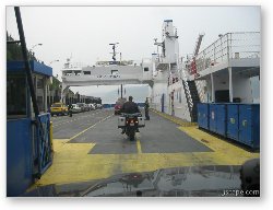 License: Getting on a ferry at Tadoussac, Quebec