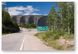 License: Worlds largest multiple arch and buttress dam (Manic 5 - Daniel Johnson Dam)