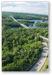 License: Bridge over the St. Lawrence River near 1000 Islands
