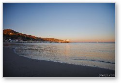 License: Malibu Pier at sunset