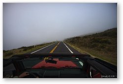 License: Driving into the clouds on Haleakala