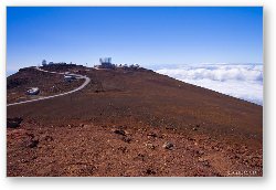 License: Haleakala Observatory on top of the crater