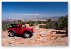 License: Jeep Rubicon at the end of Top of the World 4x4 trail