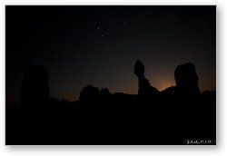 License: Silhouette of Balanced Rock in Arches National Park