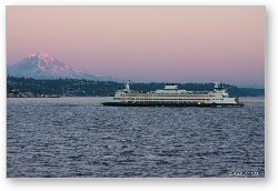 License: Washington State Ferry going over to Bainbridge Island