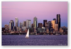 License: Sailing Seattle at Dusk