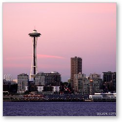 License: Seattle Space Needle at dusk