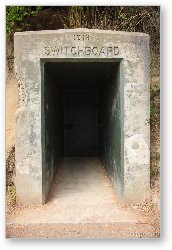 License: Entrance to underground switchboard, 1918