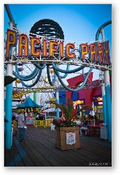 License: Pacific Park amusement park at Santa Monica Pier