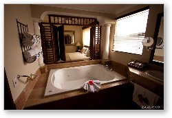 License: Jacuzzi in our suite at Melia Caribe