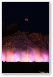 License: Musical Fountain and American flag