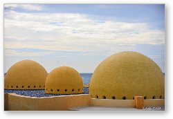 License: Domes on the roof of the restaurant buildings