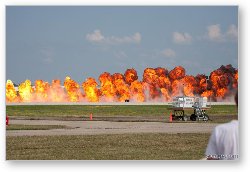 License: Wall of fire bomb run by B-25 Mitchell