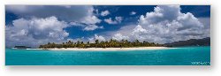 License: Sandy Cay Beach British Virgin Islands Panoramic