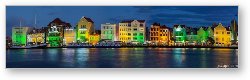 License: Willemstad Curacao at Night Panoramic