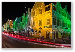 License: Shops in Willemstad at Night