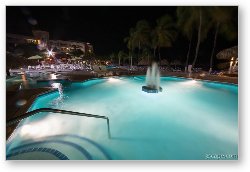 License: Sunscape Resort Pool at Night