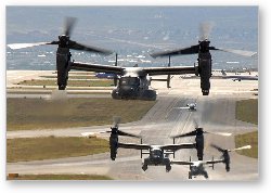 License: CV-22 Ospreys taking off