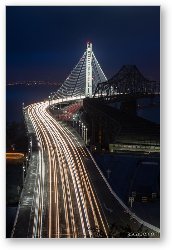 License: New San Francisco Oakland Bay Bridge Vertical