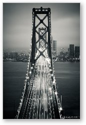 License: San Francisco-Oakland Bay Bridge BW