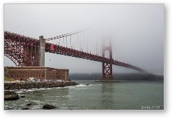 License: Golden Gate Bridge Shrouded in Fog