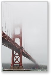 License: Golden Gate Bridge Shrouded in Fog