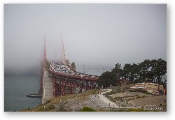 License: Golden Gate Bridge Shrouded in Fog