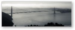 License: Golden Gate Bridge Foggy Panoramic