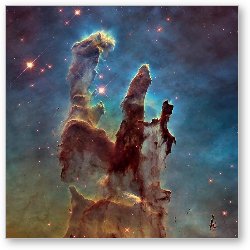 License: Hubble Pillars of Creation HD Square