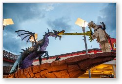 License: Snow White dragon scene at Lego store