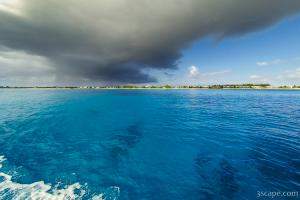 Deep blue waters of Grand Cayman